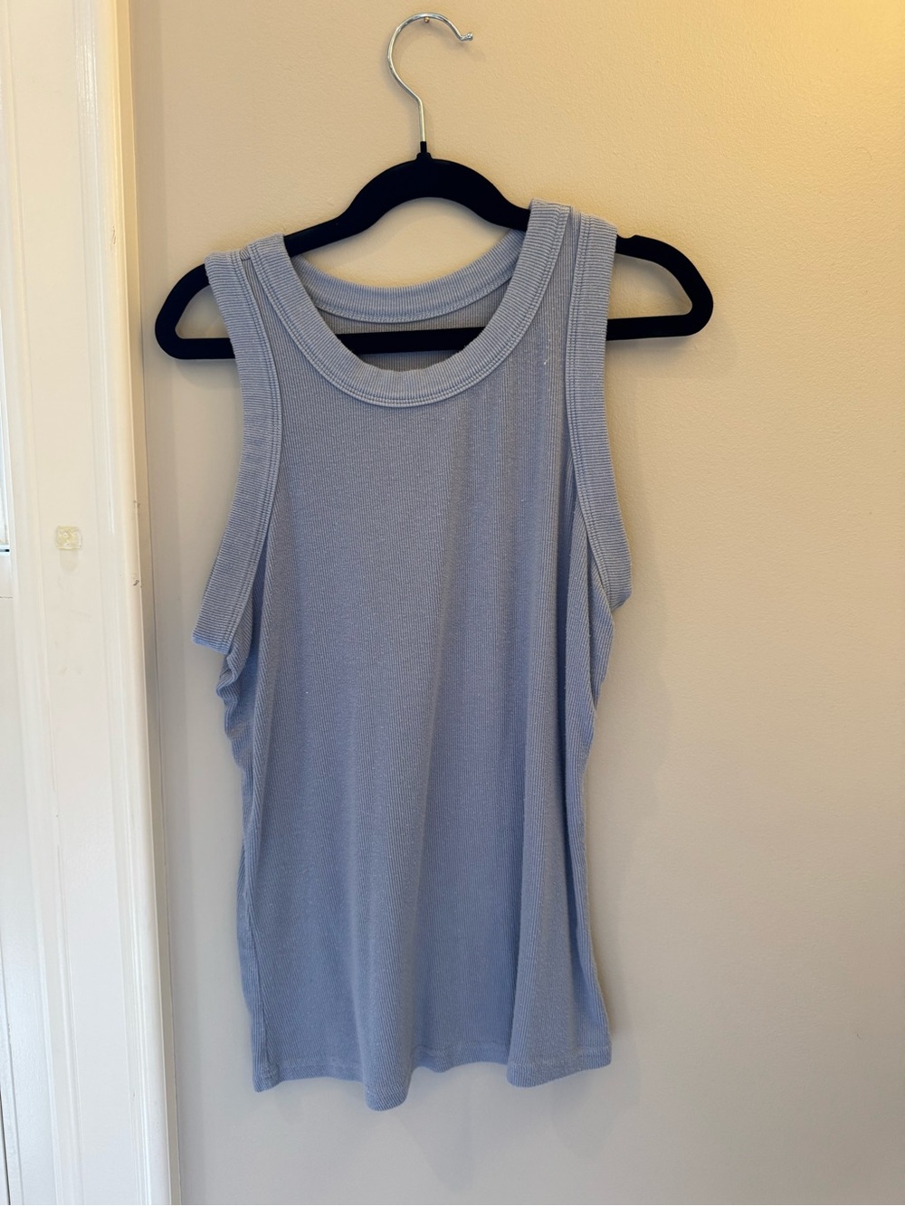 Women's Light Blue Sleeveless Tank Top